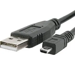 Sharkoon USB-A - Mini USB-B černý / Propojovací kabel / USB 2.0 / 3 m