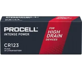 Duracell Procell CR123A / Baterie / Lithiová / 1,6 Ah / 10 ks