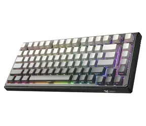 Onikuma G83 černá / Herní klávesnice / Bluetooth 5.0 / 2,4 GHz / USB-C / RGB / Hot-swap