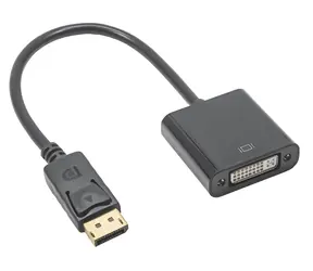 Akyga DVI (F) - DisplayPort (M) / Redukce / ABS / 20 cm