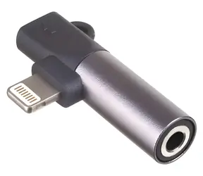 Akyga Lightning na Jack 3,5mm černá / Audio adaptér / ABS