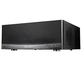 SilverStone SST-GD11B černá / HTPC skříň / ATX, SSI-CEB / 240mm chladič / bez zdroje / USB-C