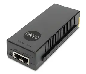 Digitus DN-95108 černá / PoE injektor / 10 Gigabit Ethernet / 802.3at / 30 W