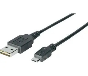 Sharkoon USB-A - Micro USB-B černý / Propojovací kabel / USB 2.0 / 3 m