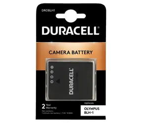 DURACELL Baterie pro Olympus BLH-1 / černá / 2000 mAh / 14 Wh