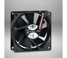 Inter-Tech Fan Bulk 80mm / Ventilátor / 80 x 80 x 25 mm / 2200 ot./min / 27,2 dB / 3 pin