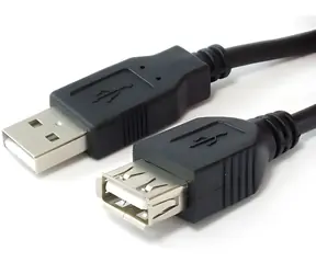 Sharkoon USB-A - USB-A černý / Prodlužovací kabel / USB 2.0 / 3 m
