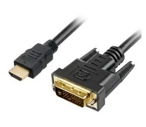 Sharkoon HDMI - DVI-D černá / Kabel / 24+1 / 1 m / max. 3840x2400