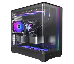 Montech KING 15 PRO černá / Počítačová skříň / Micro-ATX / Tvrzené sklo / ARGB