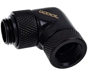 Alphacool Eiszapfen 90° černá / Úhlový adaptér / G1/4 / otočné kování
