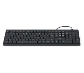 Hama CK-100/WKM-100 černá / Klávesnice / drátová / 100% (full-size)