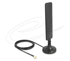 Delock černá / Anténa 5G/LTE / SMA / 3 dBi / všesměrová / RG-174 3m / magnetický stojánek