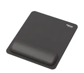 Fellowes Breyta černá / Podložka pod myš a zápěstí / 240 × 200 mm / Protiskluzová základna