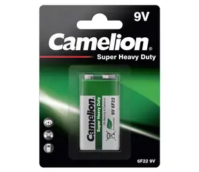 Camelion Super Heavy Duty 9V (6F22) zelená / Baterie / 1 ks