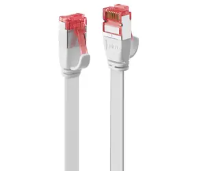 Lindy bílá / Patch kabel / Cat 6 U/FTP / Flachband / RJ45-RJ45 / 5 m