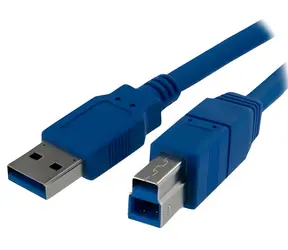 StarTech USB-A/USB-B modrá / Kabel / USB 3.0 / 1 m