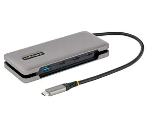 StarTech USB-C Hub 4 porty šedá / 10 Gbps / 3x USB-C / 1x USB-A