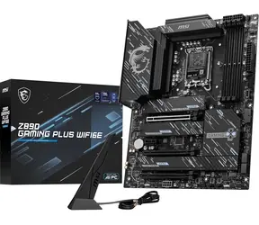 MSI Z890 GAMING PLUS WIFI6E černá / Základní deska / Intel Z890 / LGA 1851 / DDR5 / 5GLAN / Wi-Fi 6E / ATX