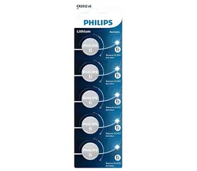 Philips CR2032 / Knoflíková baterie / Lithiová / 3 V / 5 ks