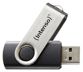 Intenso Basic Line 16GB černá/stříbrná / Flash disk / USB 2.0 / čtení 28 MB/s / zápis 6,5 MB/s