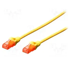 Digitus Cat6 U/UTP žlutá / Patch kabel / RJ45 / 3 m / AWG 26 / LSZH