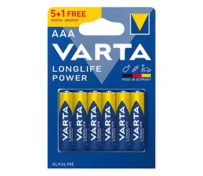 Varta AAA / Baterie / alkalická / 1,5V / 6 ks