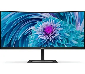 34" Philips 346E2CUAE/00 černá / Monitor / VA / WQHD / 21:9 / 100Hz / 1ms / HDMI+DP+USB-C