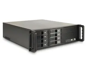 Inter-Tech IPC 3U-3508 černá / Serverová skříň / 3U / ATX / 8x 2,5"/3,5" hot-swap / 2x USB 3.2 Gen1