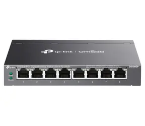 TP-Link Omada DS108GP / Switch / 8-Port / 8× Gigabit RJ45 PoE+ / 65 W / Desktop
