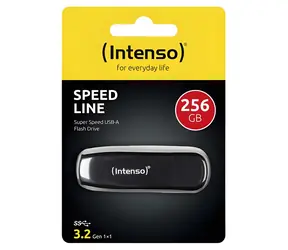Intenso Speed Line 256GB černá / Flash disk / USB 3.2 Gen 1 / čtení 35 MB/s / zápis 20 MB/s