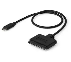 StarTech USB-C na SATA adaptér černá / Adaptér / pro 2,5" HDD/SSD / USB 3.1 / 0,5 m / ASMedia ASM1351