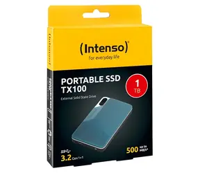 Intenso TX100 1TB šedo-modrá / Externí SSD / 2.5" / USB 3.2 Gen 1x1