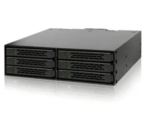 Icy Dock MB996SP-6SB černá / Backplane pro 6x 2.5" HDD/SSD / SATA III / Hot-Swap