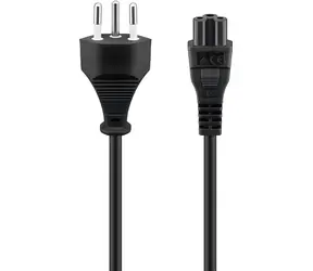 Goobay 93960 černá / Napájecí kabel / Švýcarská zástrčka typ J - C5 / 1,8 m
