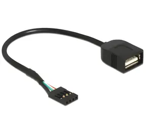 DeLock USB 2.0 (F) - USB 2.0 pin header 83291 / Redukce / 0,2 m
