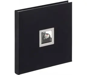Walther Black & White FA217B černá / Fotoalbum / vázané / 30 × 30 cm