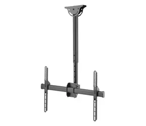 DIGITUS DA-90421 černá / Stropní držák TV / 37-70" / VESA 200-600x400 / nosnost 50 kg