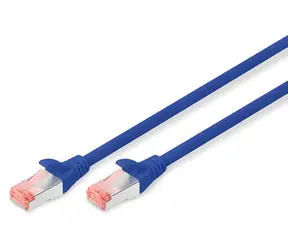 Digitus Cat6 S/FTP 5m modrá / Patch kabel / AWG 27/7 / 250 MHz / RJ45-RJ45