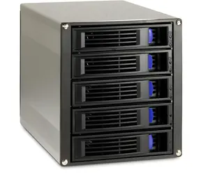 Inter-Tech ST-5255 / Rámeček pro pevné disky / 5x 2.5"-3.5" HDD / SATA 6 Gb/s / RAID / 3x 5.25"