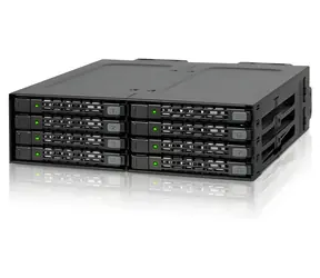 Icy Dock MB998SP-B ToughArmor černá / Box pro HDD/SSD / 8x 2,5" SATA / Hot-Swap / do 5,25" pozice