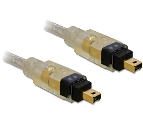 Delock / Kabel FireWire IEEE 1394 / 4 pin (M) - 4 pin (M) / 1 m