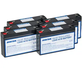 AVACOM AVA-RBP06-06070-KIT / Baterie pro UPS / Legrand Keor SPE R/T 1500 / VRLA / 6 ks / F1