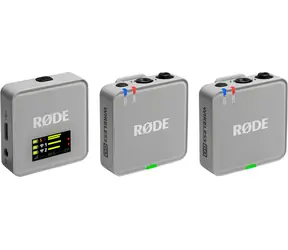 Rode Wireless GO III šedá / Bezdrátový mikrofonní systém / 2,4 GHz / dosah 260 m / 32bit float záznam