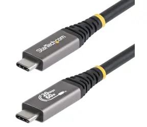 StarTech USB-C USB4 černá / Kabel / 20 Gb/s / DP2.1 / 4K/120Hz / 60W nabíjení / 3 m