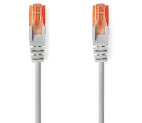 Nedis CAT6 3m šedá / Patch kabel / RJ45-RJ45 / U/UTP / PVC