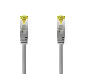 Nedis šedá / Patch kabel / Cat 8.1 / S/FTP / RJ45 / 0.5 m / LSZH