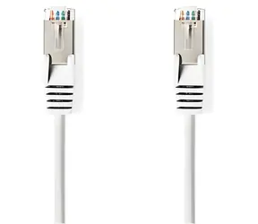 Nedis CAT6a S/FTP bílá / Síťový kabel / RJ45 - RJ45 / 7,5 m / PVC