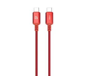 Adam Elements CASA S120 červená / Kabel / USB-C - USB-C / 60W / 1,2 m