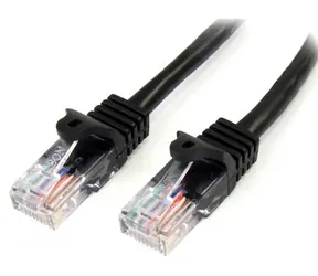StarTech černá / UTP patchkabel / Cat 5e / 3 m