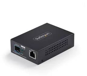 StarTech 10GbE to SFP+ Mediakonvertor / Mediakonvertor / 10 Gbps / RJ45 / černá